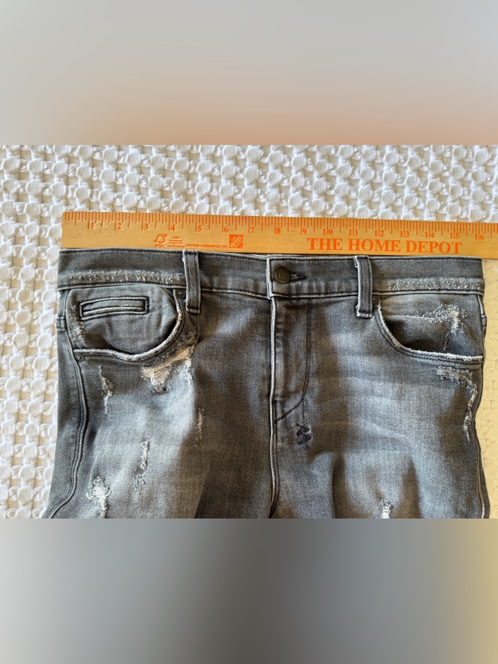 Ksubi Spray On Hell Cat Ripped Jeans Women’s 30 Carbon Black Skinny Zip Ankle‎ - Picture 7 of 11